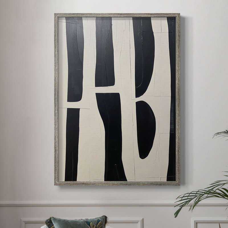 Reproduction encadrée ABSTRACT Series DCL XXXVI - bois massif, H 11 po x l 9 po