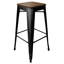 Tabouret de bar en bois massif de 30 po Natascha-21415314