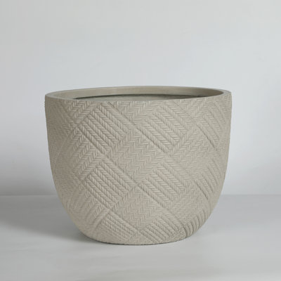 Round Concrete Planter