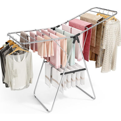 Clothes Drying Rack, Drying Rack Clothing with Height-Adjustabl