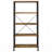 Antique Nutmeg and 4-shelf Bookcase