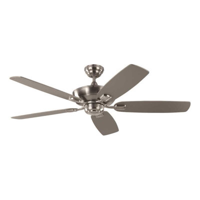 Generation Lighting 5COM52BS Generation Lighting 52" Colony Max Brushed Steel Ceiling Fan