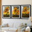FLORAL Series CDXCVII - Impression personnalisée de qualité supérieure avec passe-partout - 3 pièces-302770698-302770692