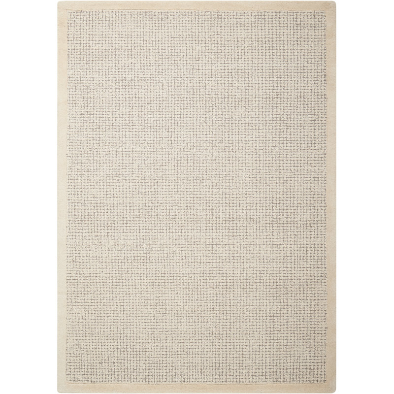 Light And Airy Abstract Wool Hand Woven Area Rug, Rectangle 114 x 175cm