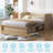 Queen Farmhouse Murphy Bed with Storage & Charging | Space-Saving Cabinet Bed for Guest Room, Apartment & Home Office, Wood-997458260