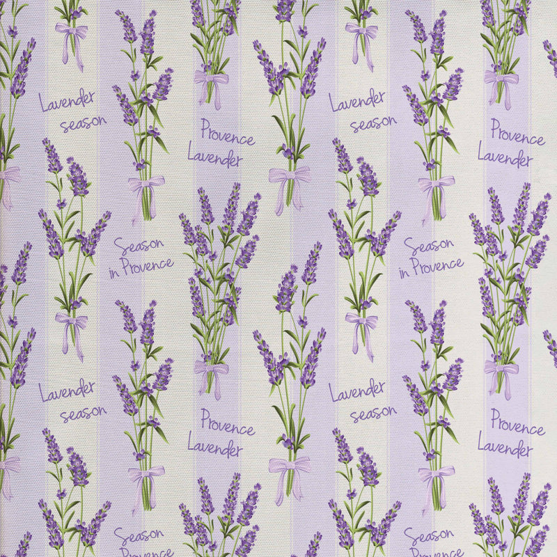 Tissu lavande, l 58 po x L 180 po