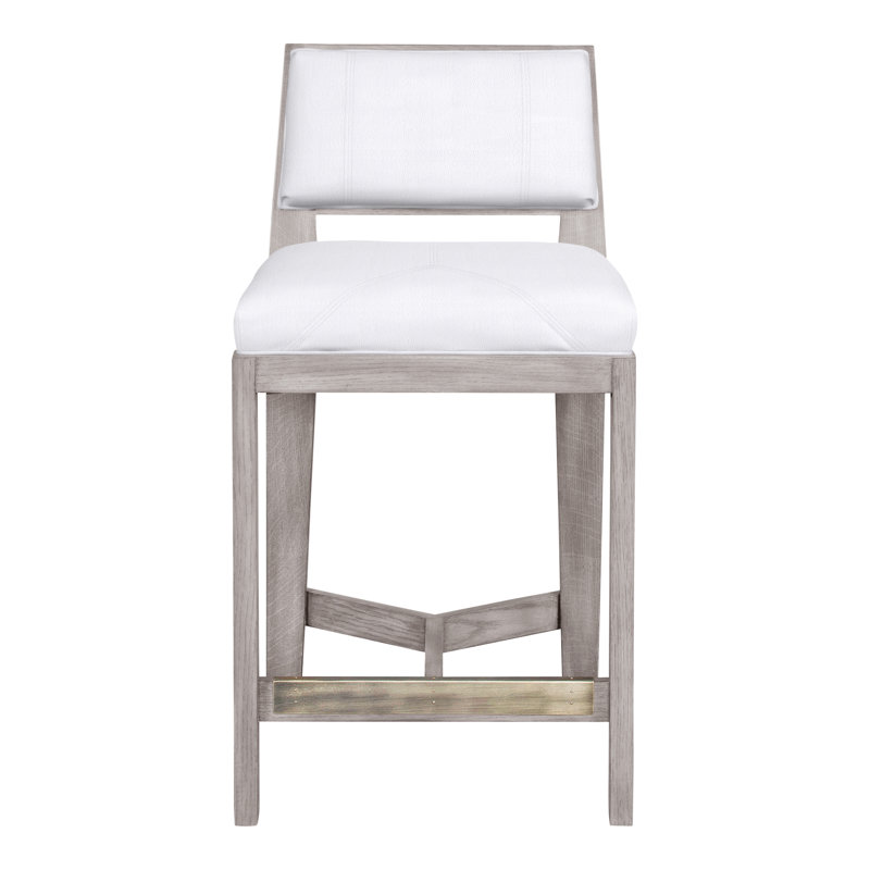 Thom Filicia 32.5'' Stool, Dove Gray, Navada Snow