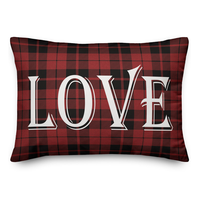 Plaid Throw Pillow
