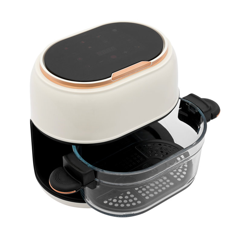 4QT Air Fryer With Large Capacity And Digital Touch Screen, LED Display With 120 Minute Timer & 24H Delay Start, 9 Preset Modes For Family