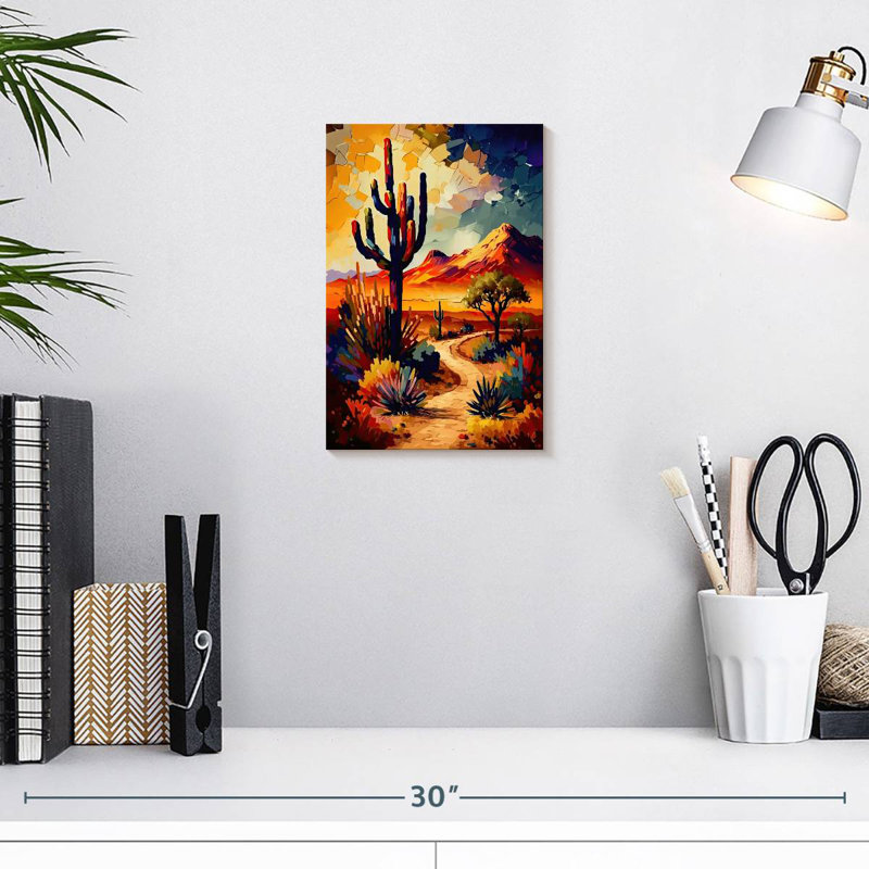 Alvord Sonoran Desert AZ I, H 12 po x l 8 po