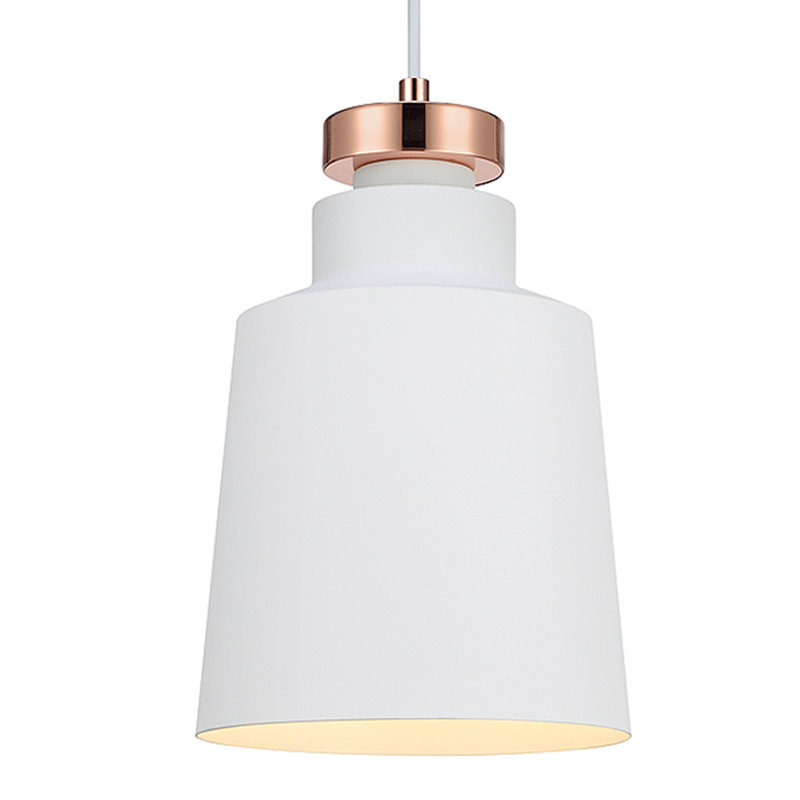 Clark 1 - Light White Single Pendant
