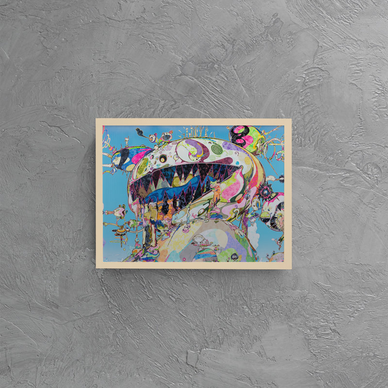 Papier d'art mural Takashi Murakami, H 24 po x l 36 po x P 0,1 po
