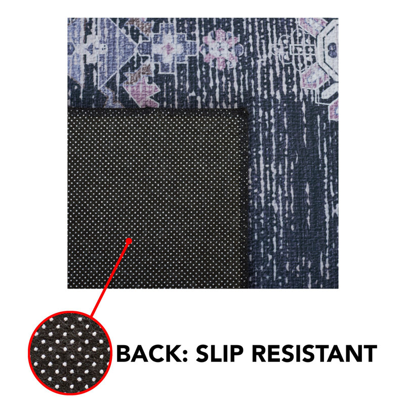 Tucson Performance Machine Washable Oriental Rug, Square 6'