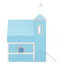Lit mezzanine avec tente coulissante et tour-1627025140-1627025141