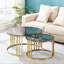 Luna Chrome Nesting Coffee Table Set-1152151252