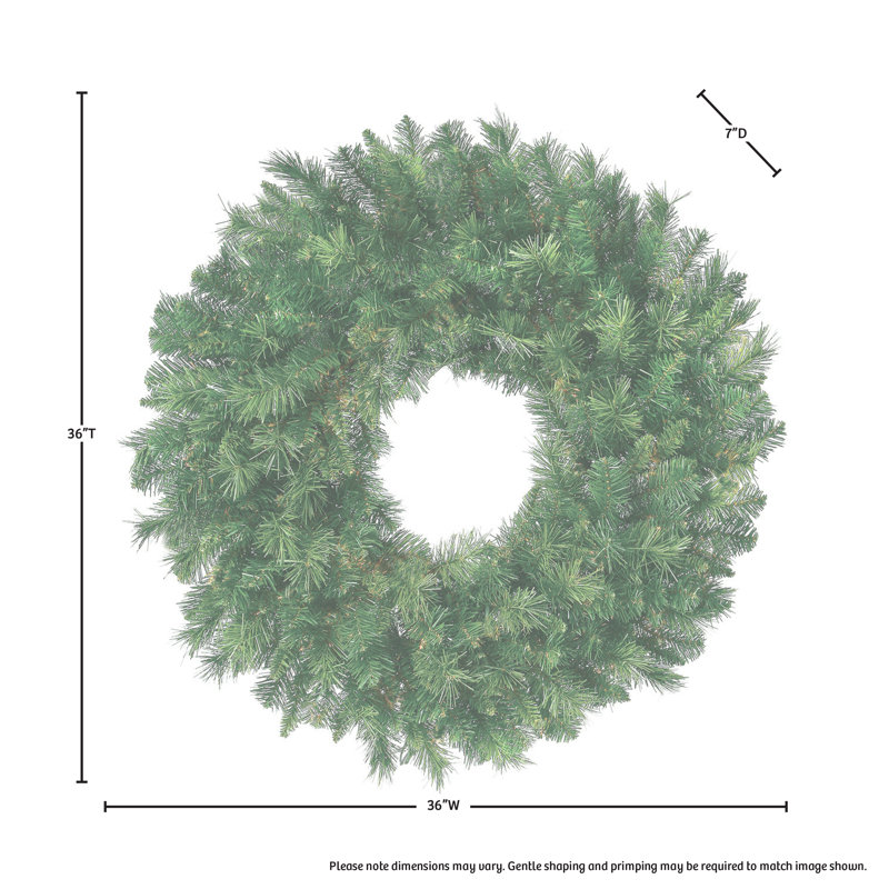 Couronne de pin de Nouvelle-Zélande, L 36 po x H 36 po x P 7 po