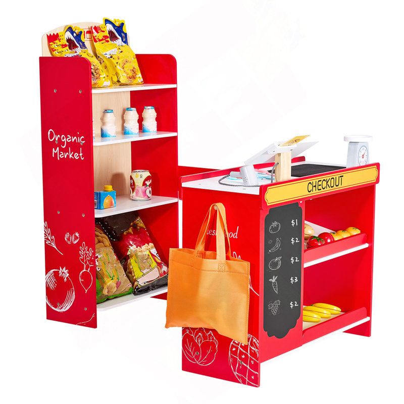Ensemble de jeu pour enfants avec épicerie