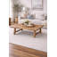 Artissance Live Edge Solid Walnut Natural Wood Coffee Table, 18 Inch Tall (Color & Size May Vary)