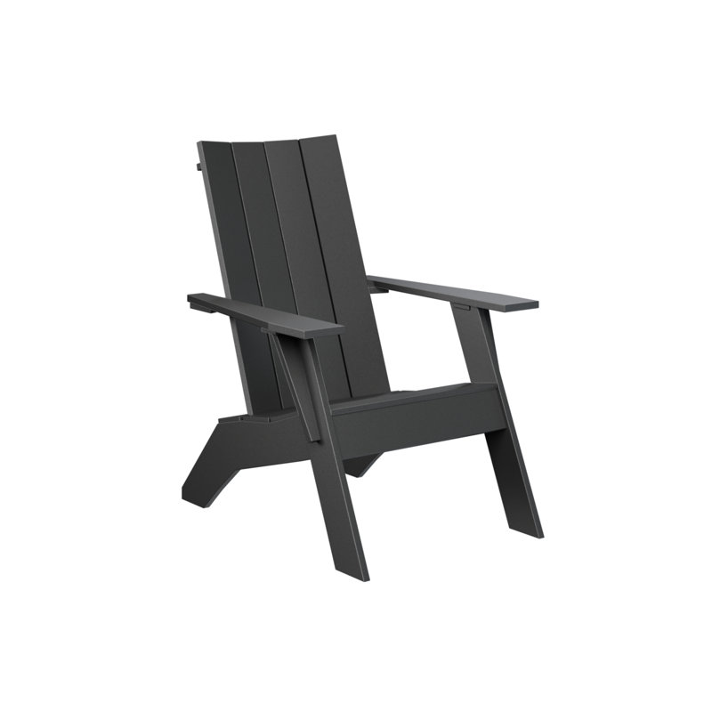  Chaise Adirondack Nordic Marine, Noir mat