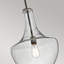 Plewak 1 - Light Chrome Teardrop Pendant-25305072-25305069