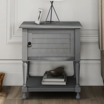 Table de chevet en bois massif Ambere