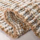 Auckland Striped Handmade Gray / Natural Area Rug
