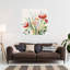 «Vibrant Bouquet In Bloom I», art mural contemporain abstrait-1066229813