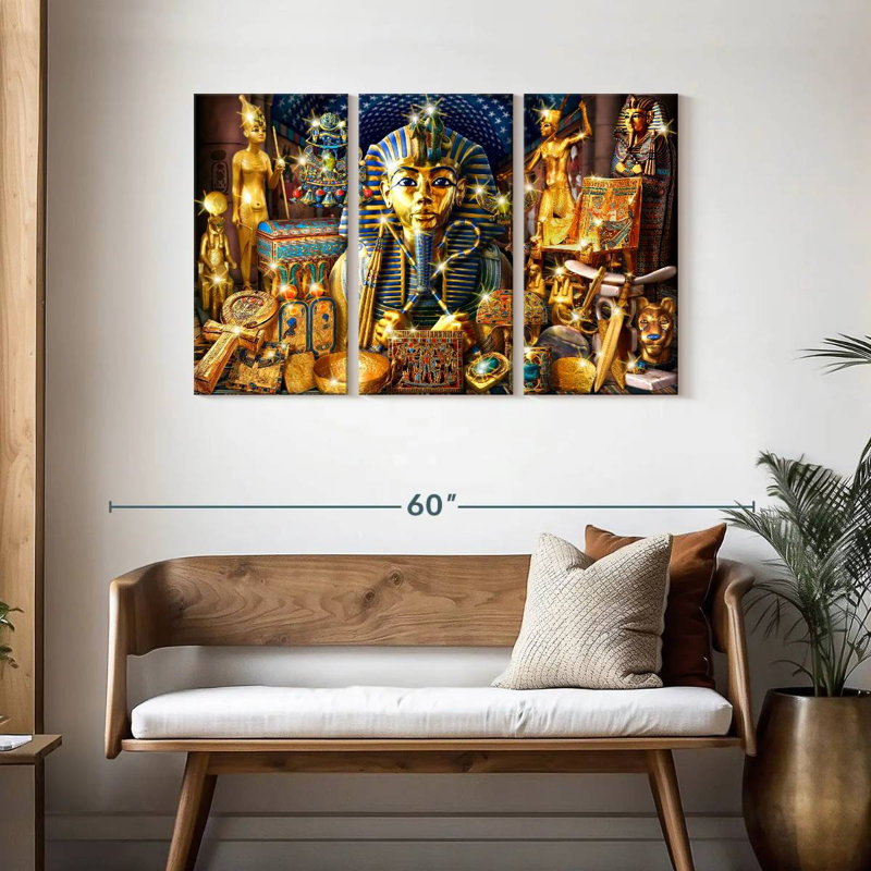 Keiri Treasures Of Egypt, 28" H x 45" W
