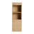 12 Inch Small Wall-Mounted Side Cabinet, Soft Closing Door, Suitable For Small Bathroom, Original Oak