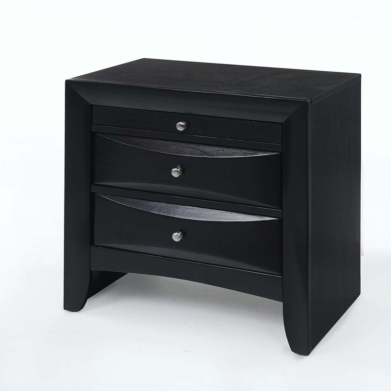 Gitane 2 - Drawer Nightstand, Black