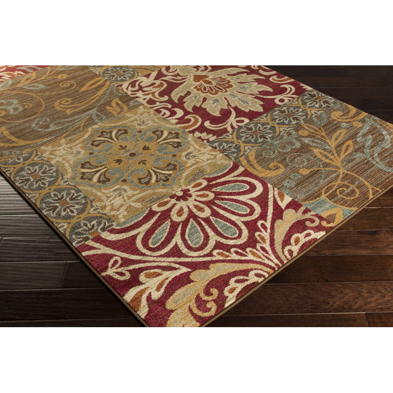 Basilia Floral Indoor Rug, Rectangle 8'10" x 12'9"