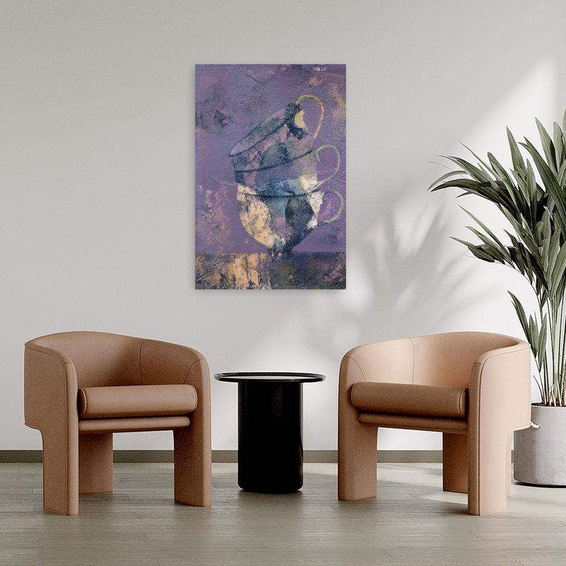 Art contemporain, art contemporain abstrait, H 36 po x l 24 po