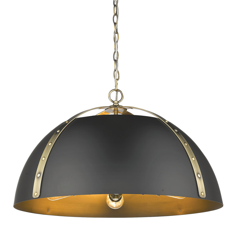 Luminaire suspendu en dôme à 5 lumières Architha