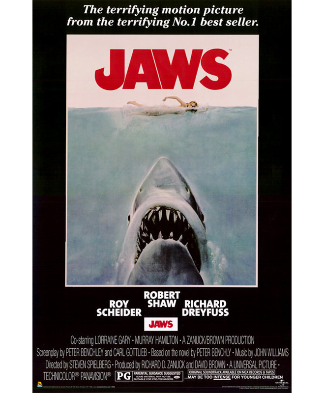 Jaws, 18" H x 12" W