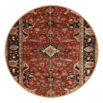 Machine Washable Persian Brown Area Rug