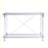 Modern Chrome Glass Side Table