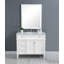 Rivers 40" Free-Standing Single Bathroom Vanity Set with Marble Vanity Top-1655146618