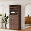 Armoire de rangement à 2 portes DIY Farmhouse, console d'appoint moderne avec rangement caché pour le salon, la cuisine, le bureau-126267036