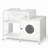 Bathroom Cat Litter Box Hideaway with Divider