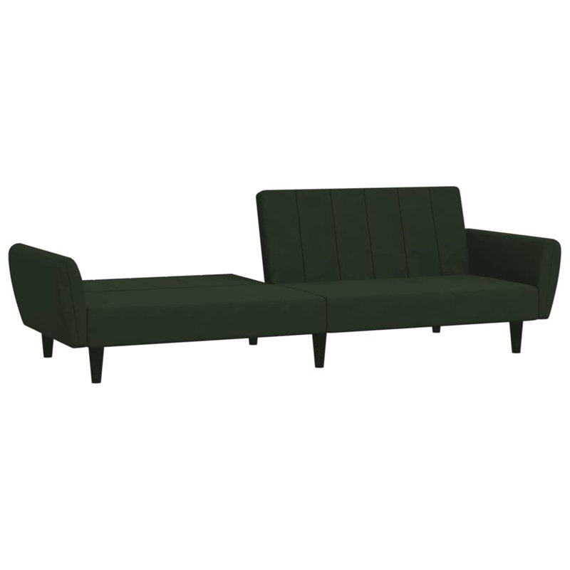 86.6'' Velvet Sofa, Dark Green Velvet