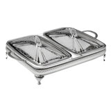 Queen Anne Rectangle Glass Casserole