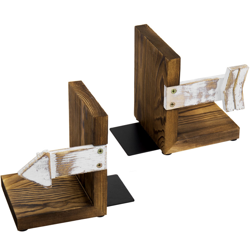 Wood Bookends