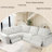 Large Power Recliner Corner Sectional Reclining Sofa With USB Ports-93840114