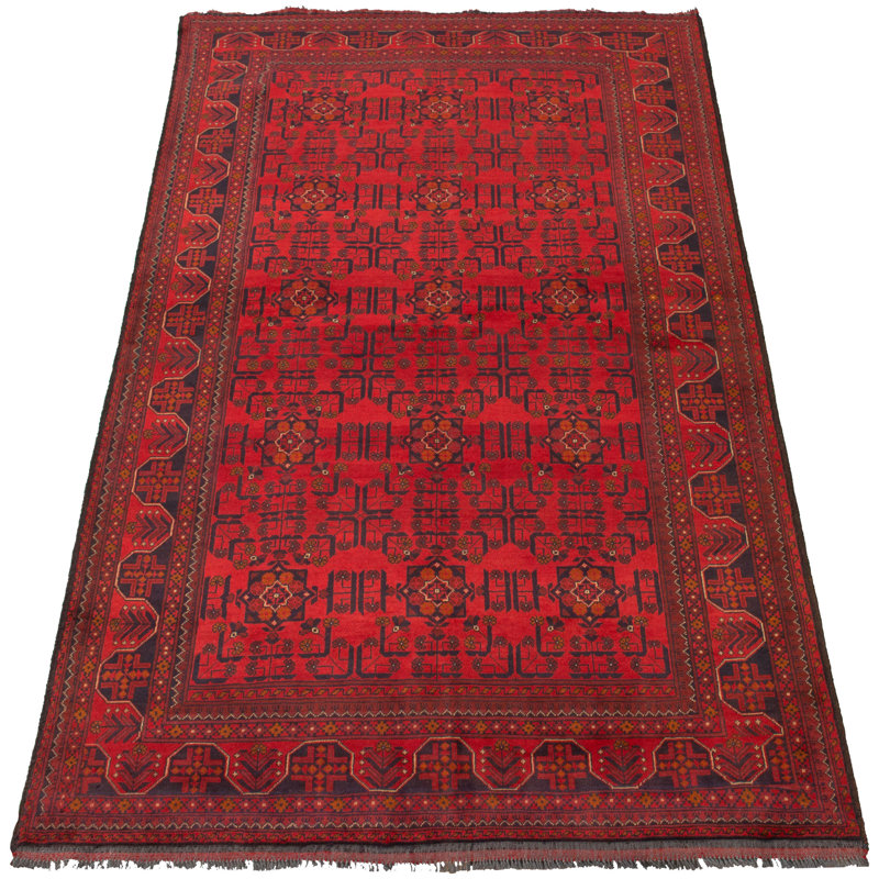 Tapis de bois one-of-kind à la main-noué la 2010 esari turque rouge 6 pi 1 po x 10 pi Allaina