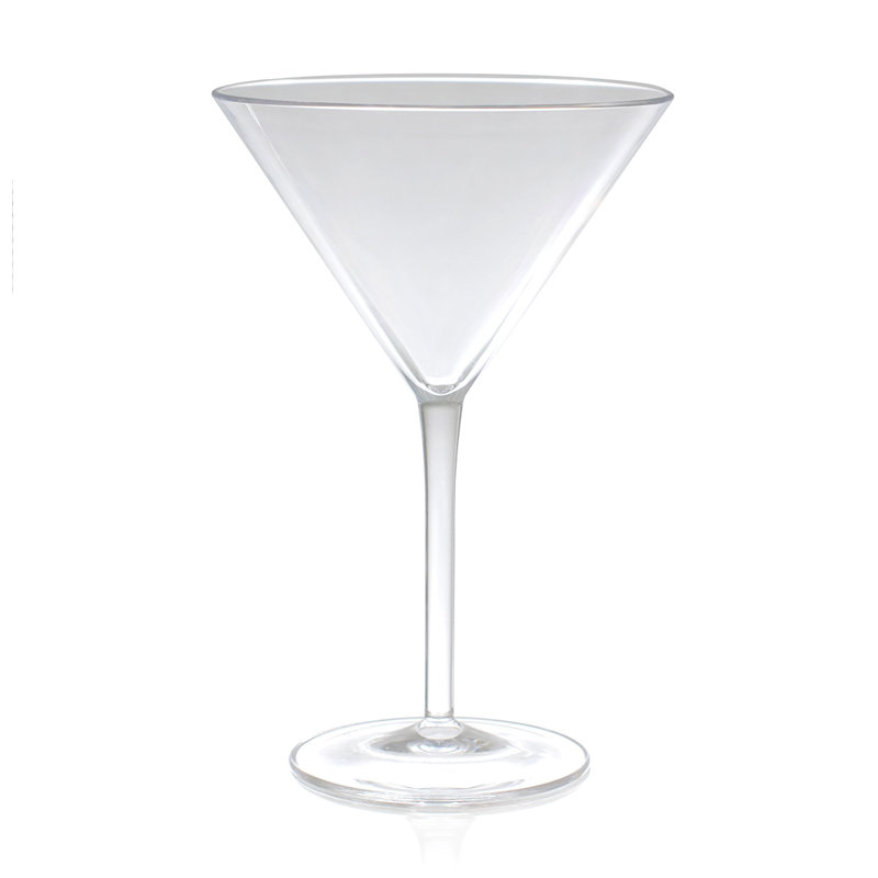 9 oz. Aliyanah Acrylique verre à martini