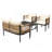 Multi-Person Outdoor Sofa Combination With A Table, Suitable For Garden, Backyard And Balconies-1894809406