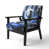 Blue/Black Polyester