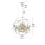 Lustre globe à bougie 18 lumières Svante-22858833-22858835