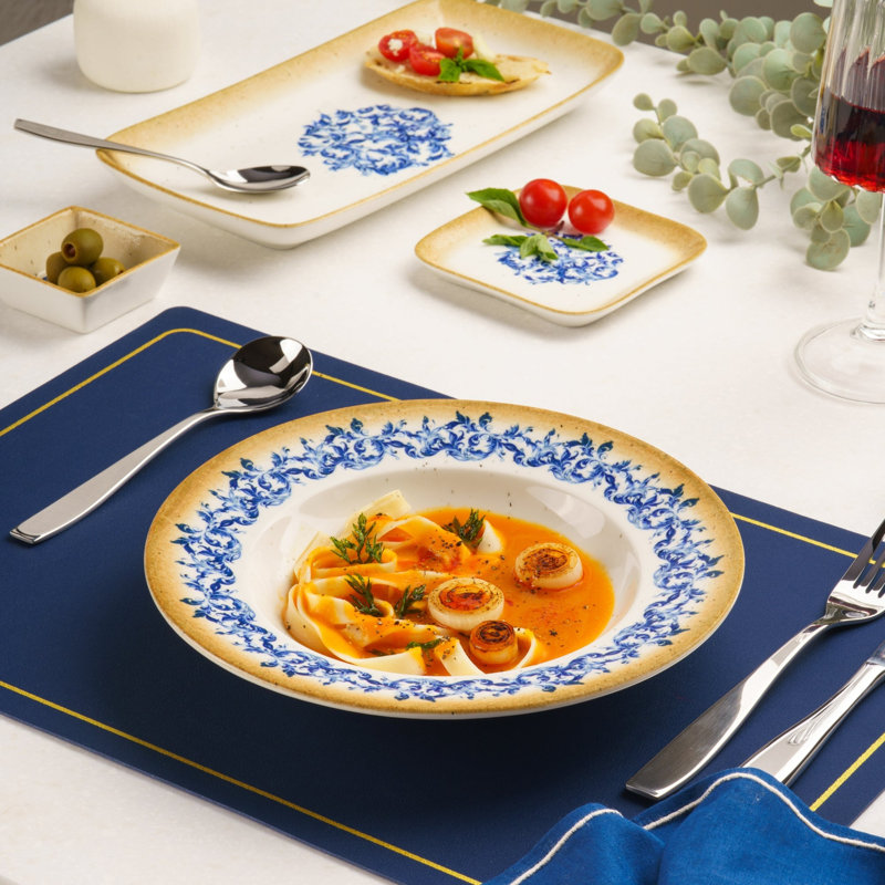 Assiette creuse en porcelaine | 9 po