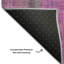 Tapis rond lavable à la machine de qualité supérieure lilas 8 pi x 8 pi Cerrito AMF552-103960542